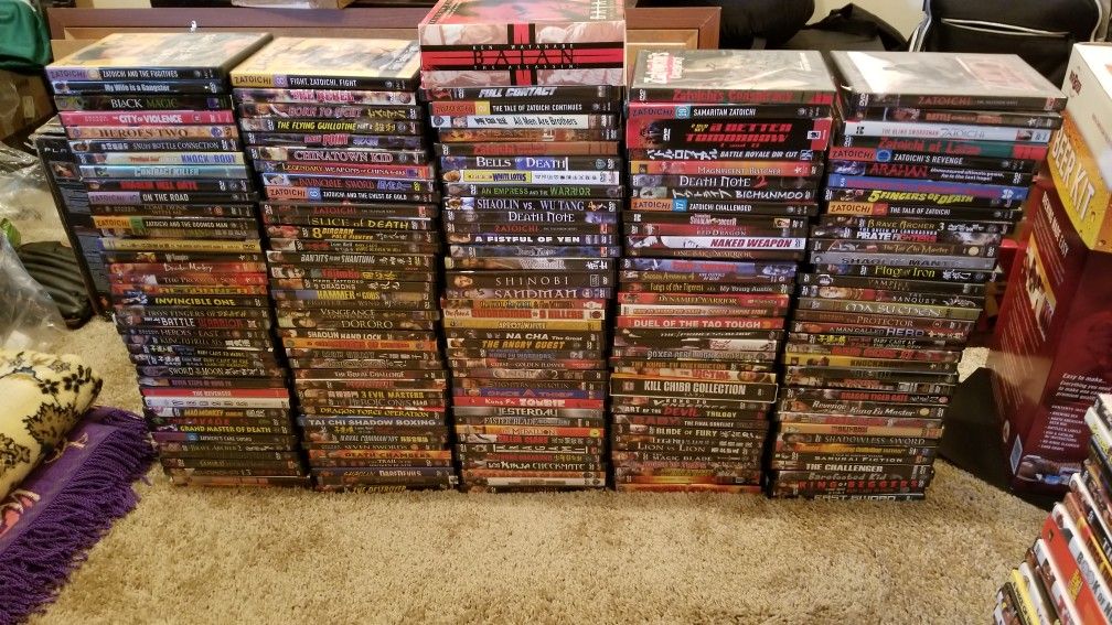 Kung fu movies DVDs