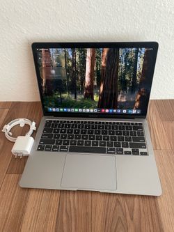 MacBook Air 13 (M1 chip / Latest OS 26 Tahoe) 8GB Memory Good Laptop (100% Battery)