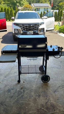 Weber Black Charcoal Grill on Wheels