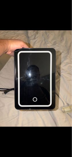 Mini Fridge with mirror and light