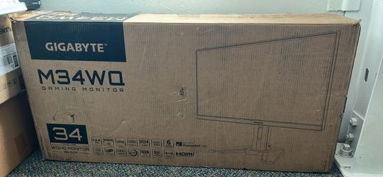 GIGABYTE 34" Ultrawide Monitor 3440x1440 144Hz