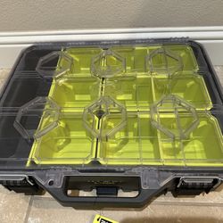 Ryobi LINK 10-Compartment Modular Small Parts Organizer Tool Box