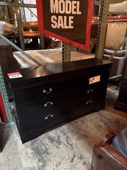 MEGA SALE! Black Dresser & Nightstand - LP  (50% OFF) 