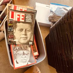 Vintage Life & Times Magazines, full medium bin