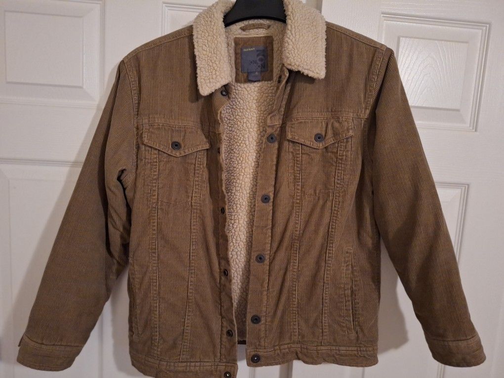 🔥Jacket XLarge Brown Corduroy Sherpa Fleece Lined Trucker
🔥