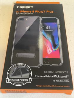 iPhone 7+ 8+ Spigen case with kickstand