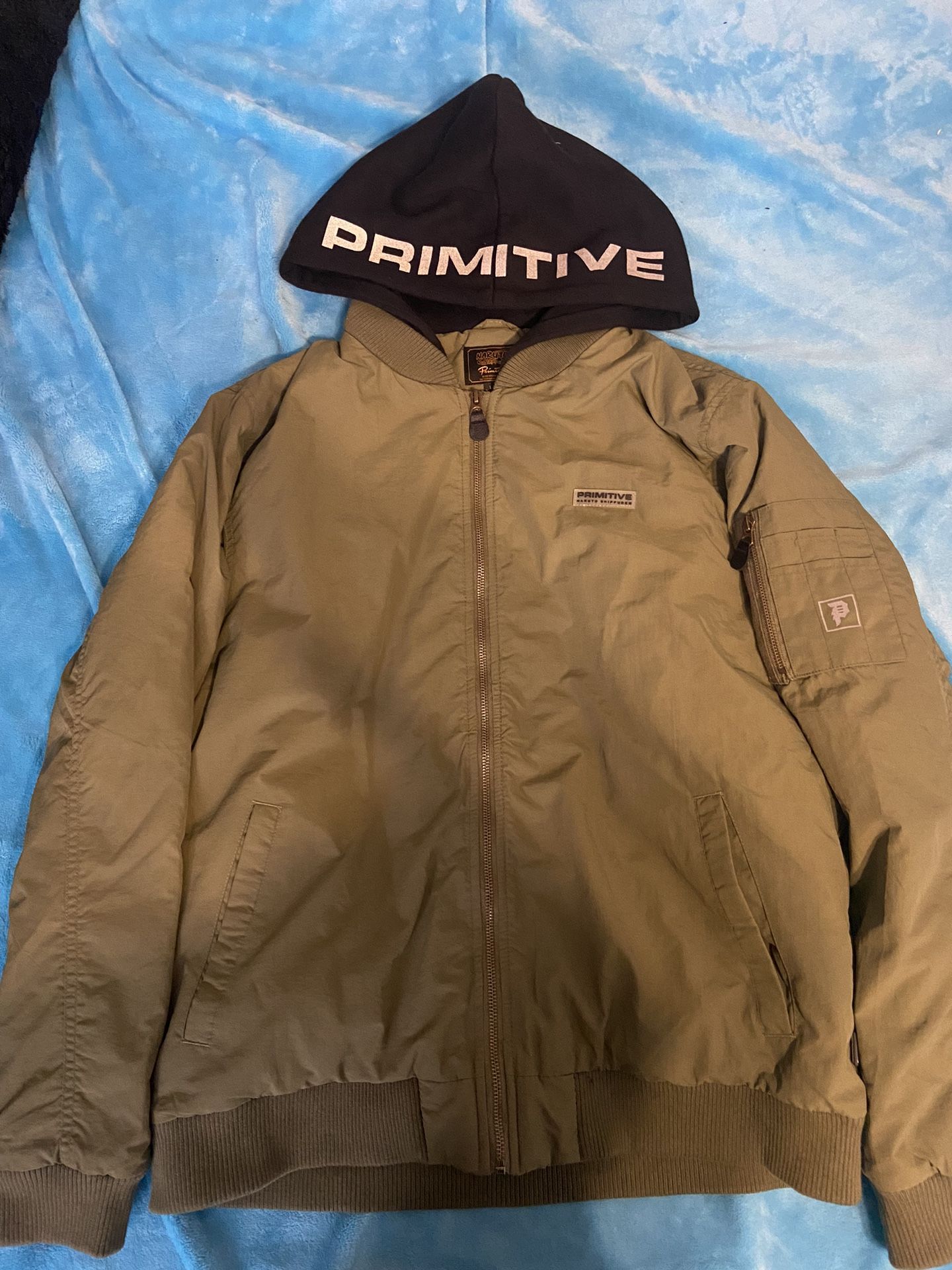 Primitive X Naruto Collab Minato Bomber Jacket Hoodie