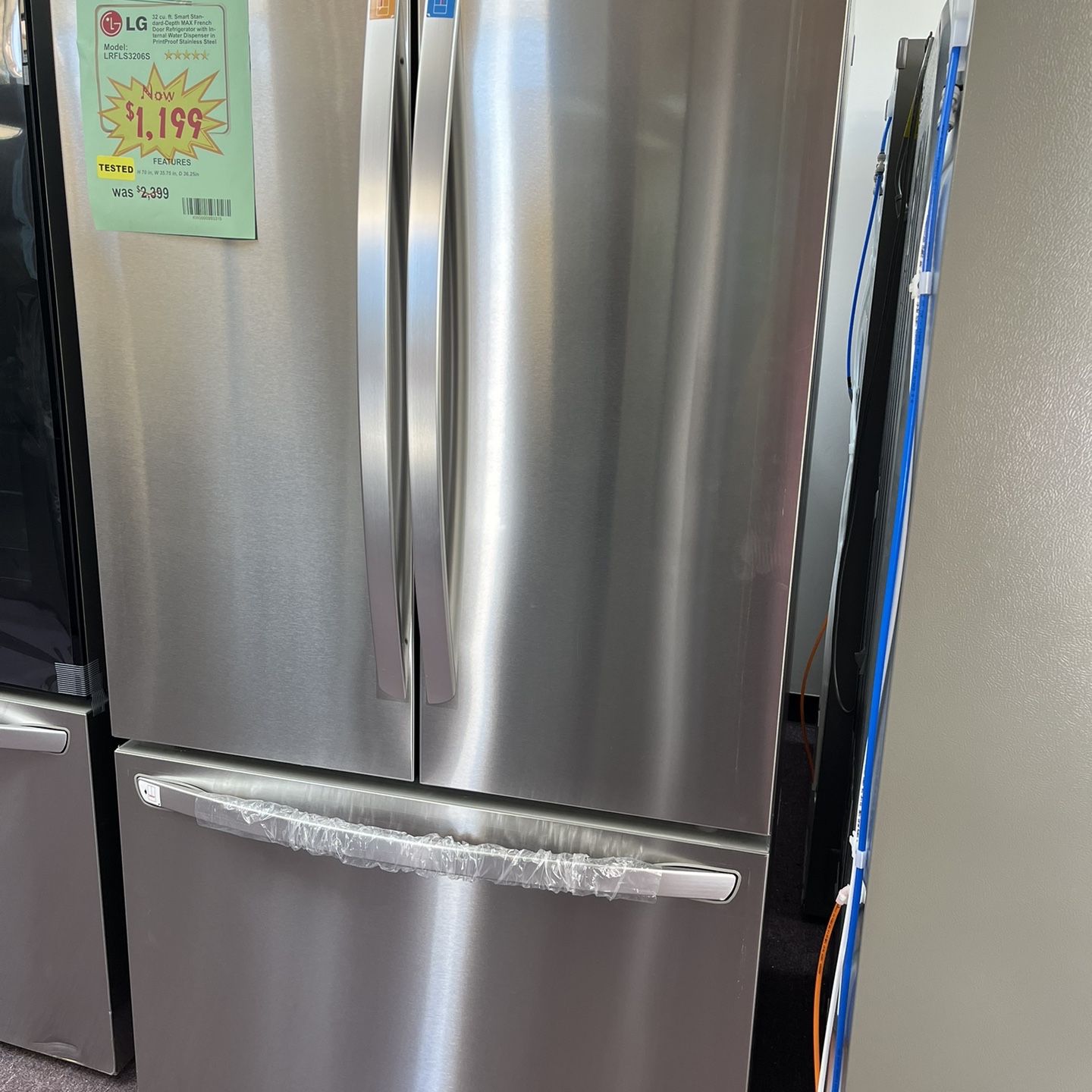 Refrigerator-LG Open Box 36’ Refrigerator With 1 Year Warranty Delivery Service 