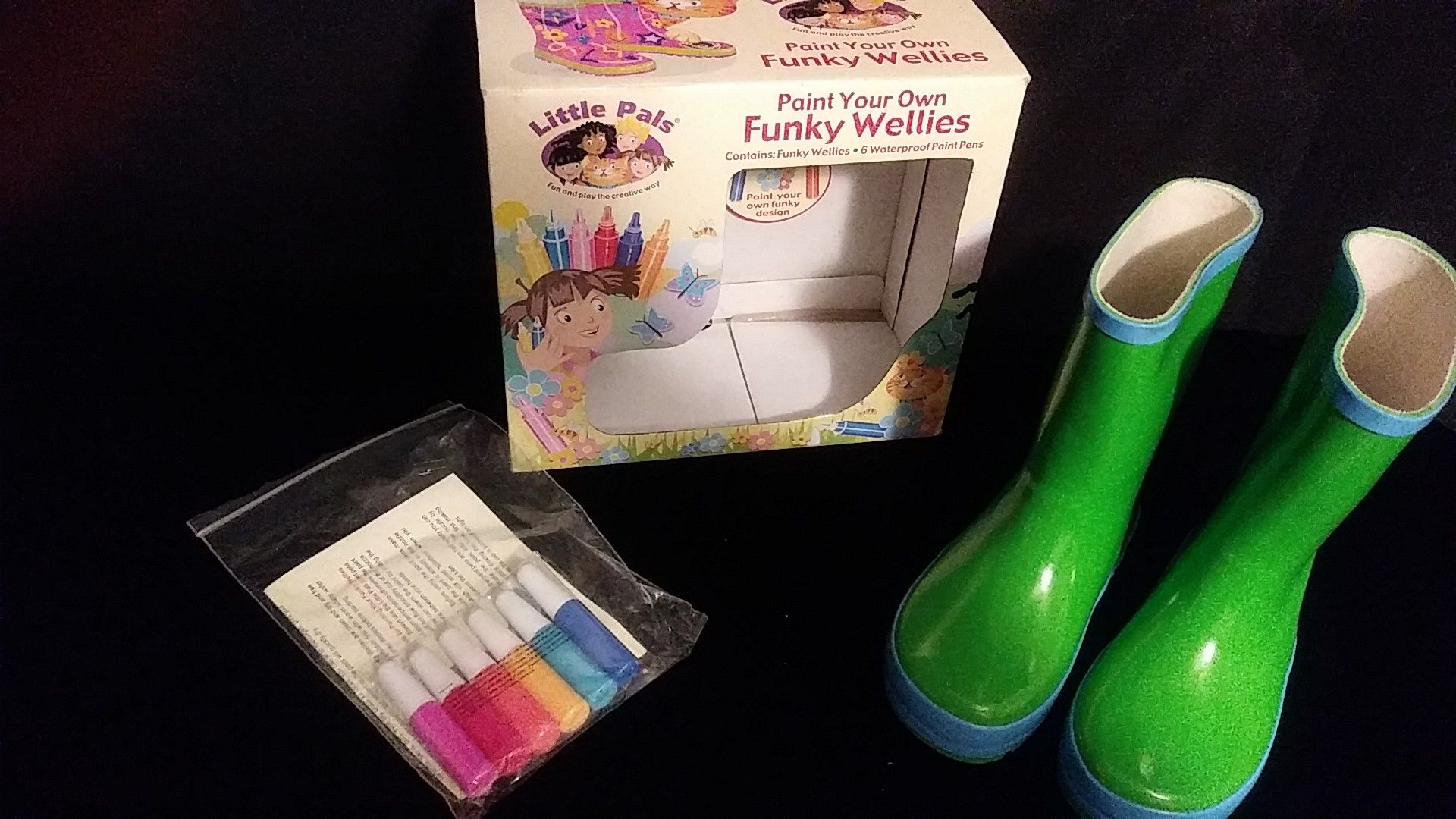 Fun paint your own rain boots