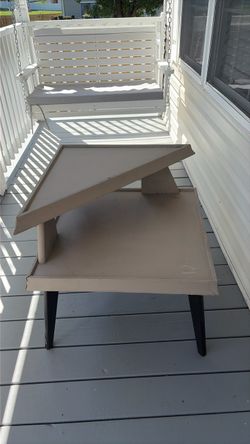 Mid-Century Two-Tier Side Table