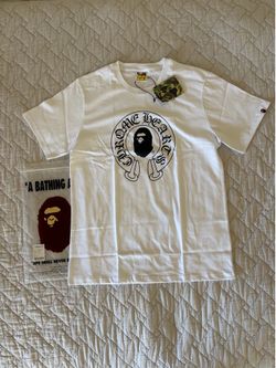 Chrome Hearts x BAPE White T-Shirt – XL