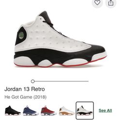 Jordan 13 Retro He Got Game (Sz 9.5m)