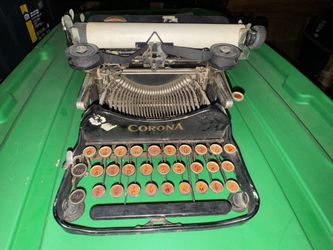 1916 WWI era CORONA 3 Folding Typewriter 