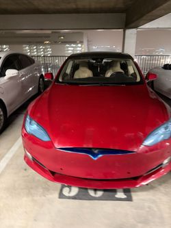 FREE Hood for Tesla Model S DAMAGED aluminum