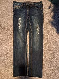 Blue Republic Distressed Dark Wash Jeans