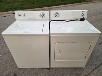 MATCHING SET ADMIRAL WASHER AND ELECTRIC DRYER