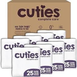 Cuties Diapers Size 7 Total 200 Diapers