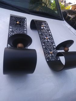 2 CANDLE HOLDERS FOR SALE