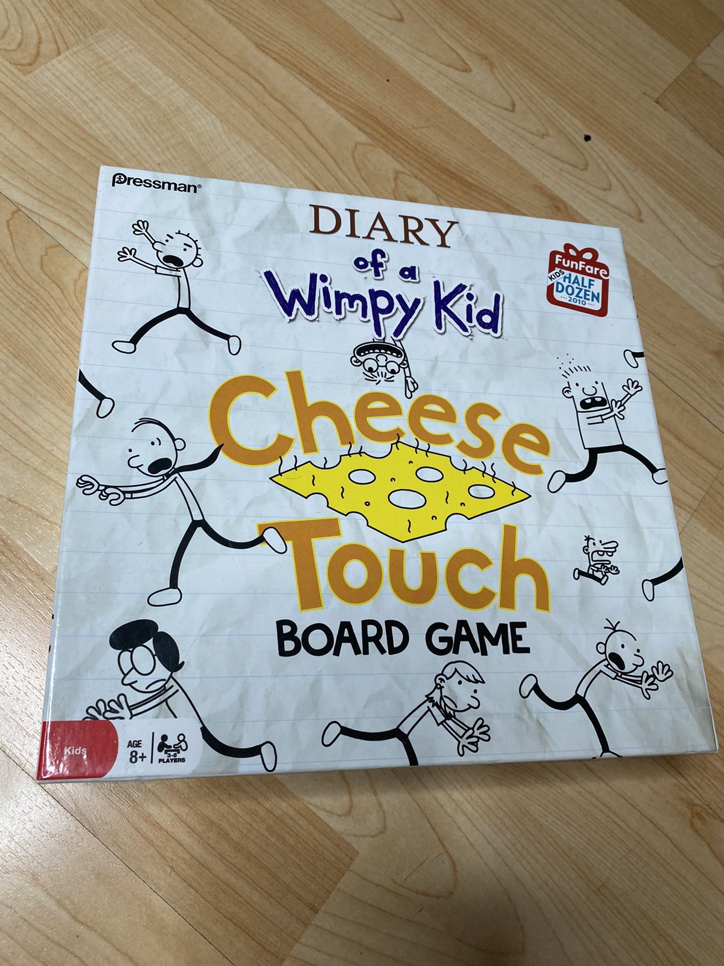 Diary Of A Wimpy Kid Cheese Toch Board Game All The Pieces Never Used