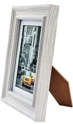 Marble Gray Wood Picture Frame 5x7