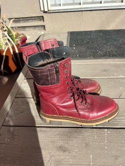 Genuine leather boots sz9