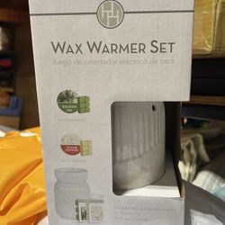 New In Box Wax Warmer Set