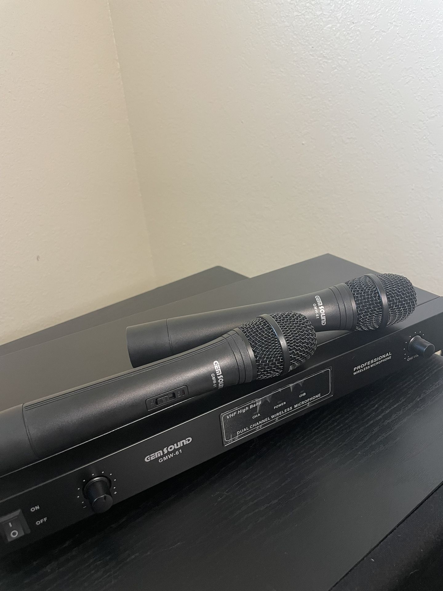 Gem Sound GMW-61handheld Wireless Dual Microphone System