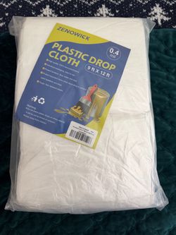 Zenowick Plastic Drop Cloth 9ft x 12ft