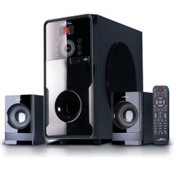 beFree Sound 60- Watt 2.1 Channel Surround Sound Bluetooth Speaker System 