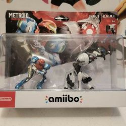 New Nintendo Amiibo Metroid Dread Samus E.M.M.I. Figures 2 Pack Set