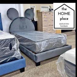 Brand New Twin Bed Frame With Mattress And Box Spring Ready For Delivery 🚛