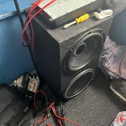 Infinity 1200w 2 12 inch subs