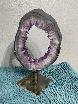 Amethyst Crystal Portal On Stand 