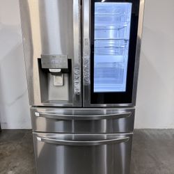 LG 30 cu ft InstaView French Door Fridge – $1,799 (Retail $3,299)