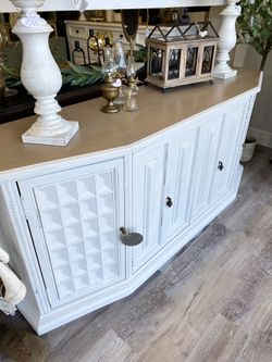 Refinished Solid Wood Buffet