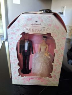 Hallmark keepsake Barbie and Ken wedding