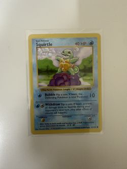 Base Set Squirtle (Shadowless) 