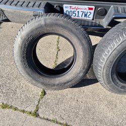 2 Used Tires LT 245 /75R 16