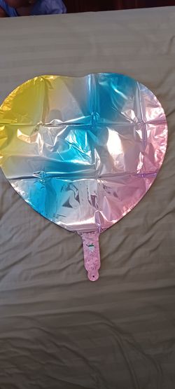 Rainbow Heart Balloons (8) $15