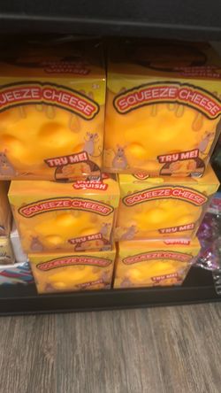 Squeeze Cheese Squishy Stress Toy