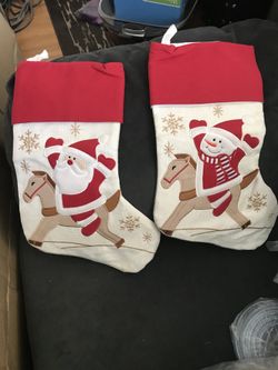 3 Christmas stockings