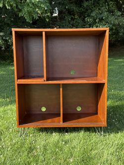 Bookshelf Brown Mid-Century Modern (Price Negotiable)