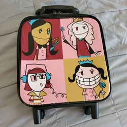 Mini vintage suitcase.