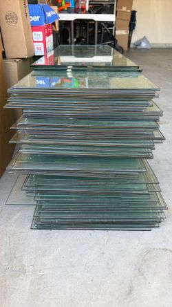 12 X 48 inch Tempered Glass Shelf