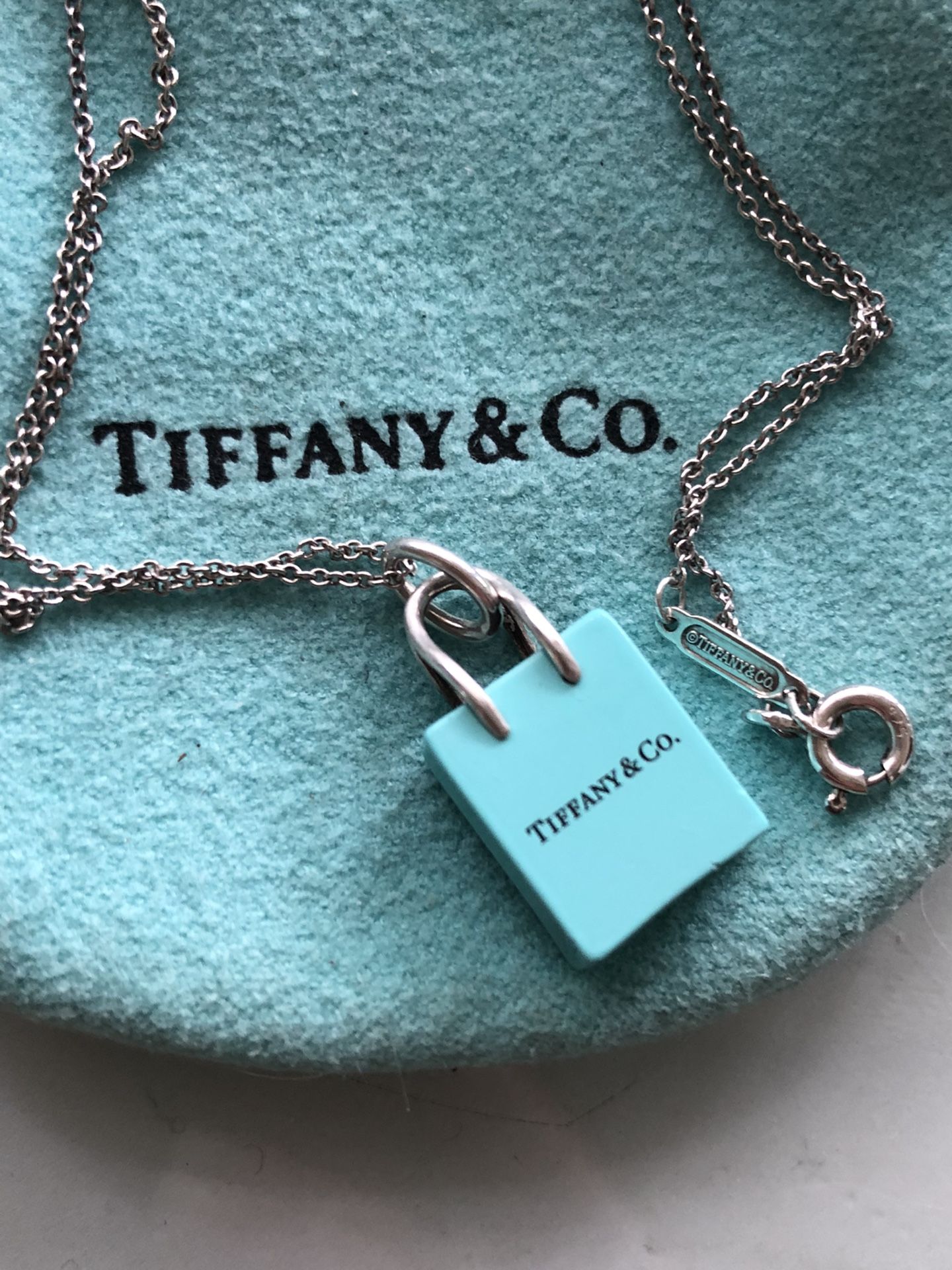 Tiffany Blue Shopping Bag Charm