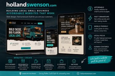 custom web design (one page-full site)