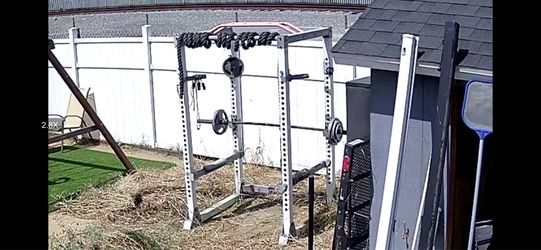 Squat rack.