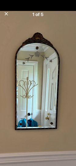 Antique Etched Mirror