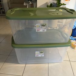 Clear Storage Bins