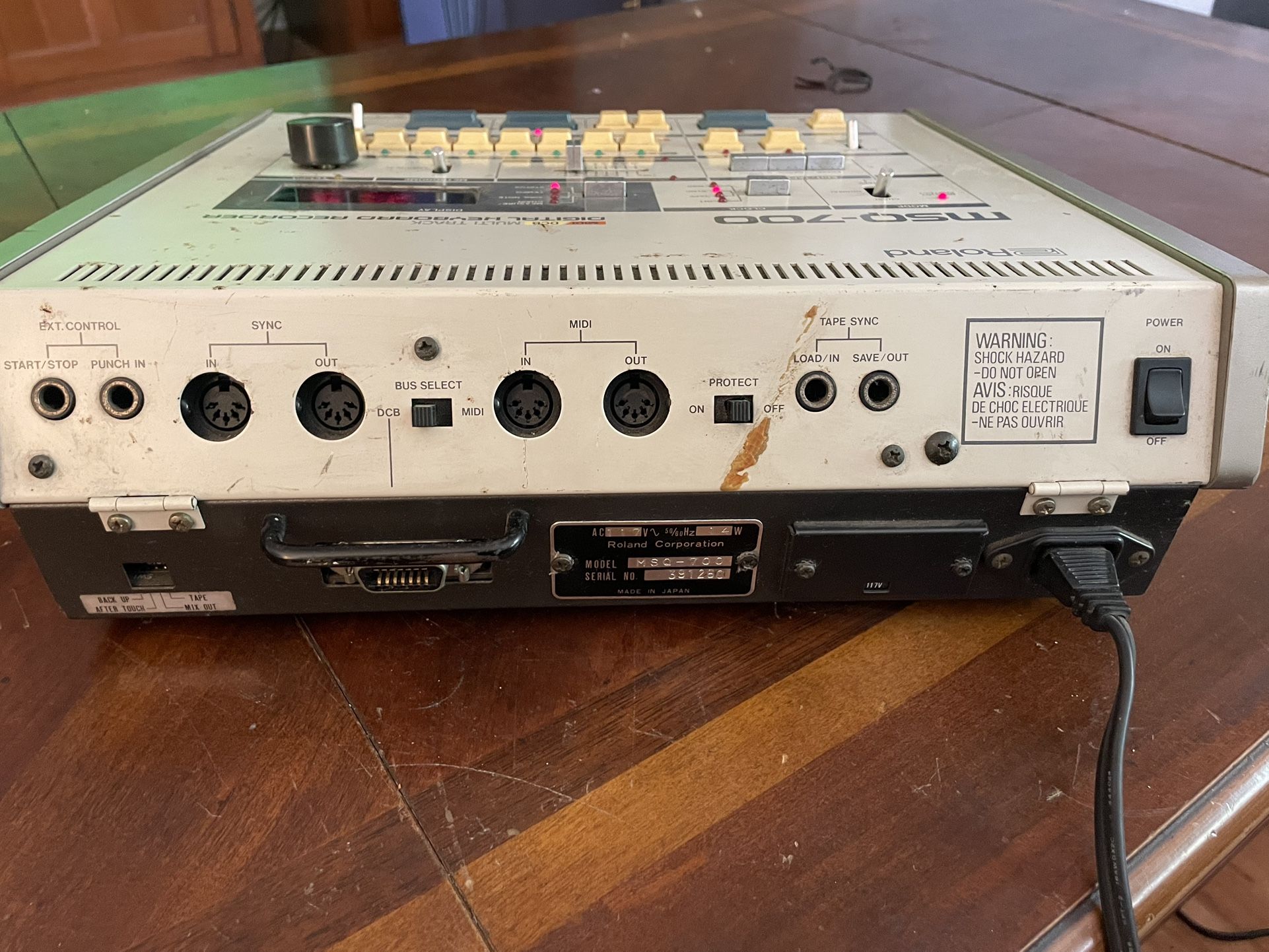 rare Roland MSQ-700 Multitrack Digital Keyboard Recorder Sequencer, Vintage DCB read”!